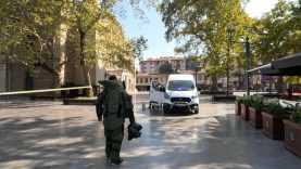 Balıkesir’de tarihi camide şüpheli çanta paniği