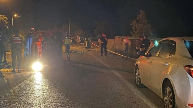 Balıkesir'de trafik kazası 1 ölü, 3 yaralı