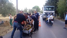 Edremit’te trafik kazası: 1 yaralı