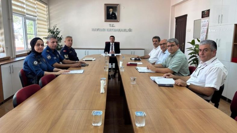 Havran'da çocukların eğitim güvenliği için toplantı yapıldı