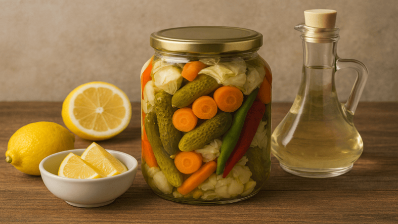 Turşu Limonla mı Yapılır, Sirkeyle mi