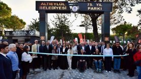 Altıeylül 75. Yıl Parkı Yenilenen Yüzüyle Hizmette