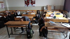 Bandırma’da öğrenciler afet tatbikatında buluştu