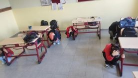 Havran’da tüm okullarda eş zamanlı tahliye tatbikatı yapıldı