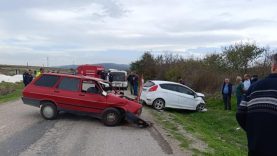 Manyas’ta meydana gelen kazada ağır yaralanan sürücü hayatını kaybetti
