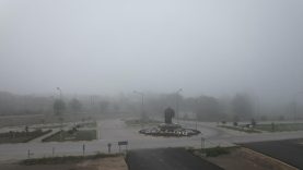 Sındırgı sis altında kayboldu