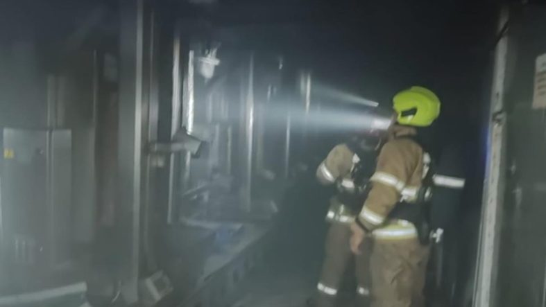 Susurluk'ta fabrika yangını Ekipler kısa sürede müdahale etti