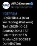 Balıkesir’de 4.4 büyüklüğünde deprem
