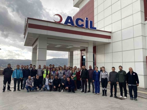 Çameli Devlet Hastanesinde HAP tatbikatı yapıldı