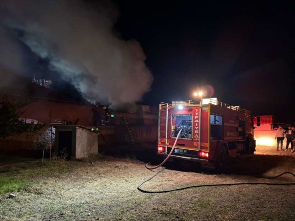 Kulu’da müstakil evde yangın