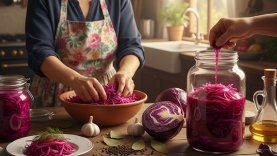Balıkesir usulü mor lahana turşusunun yapım sırları