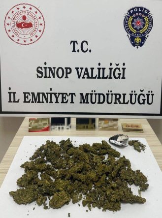 Sinop’ta uyuşturucu operasyonu
