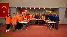 Ayvalık’ta arama kurtarma ve ilk yardım eğitimleri tamamlandı