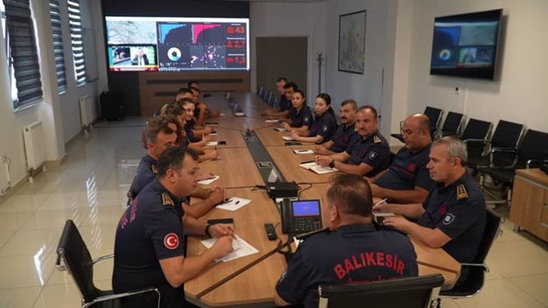 Balıkesir İtfaiyesi CBS ile Türkiye’de bir ilki gerçekleştiriyor