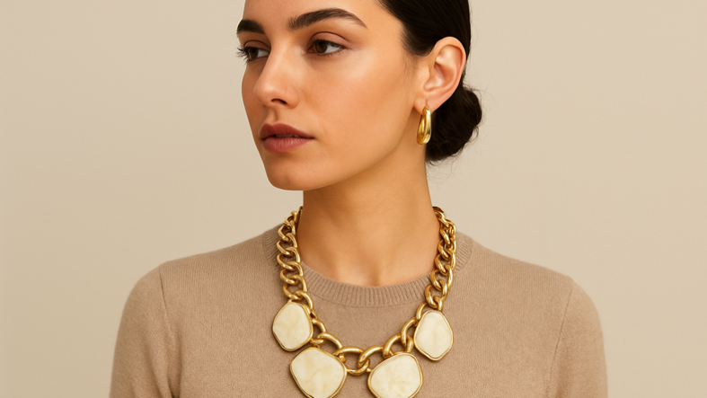 Balıkesir’de Bu Sezonun Favori Aksesuarı Büyük Kolyelerle Şıklığınızı Tamamlayın