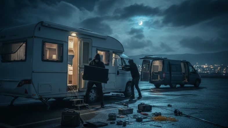 Balıkesir’de Karavan Hırsızlığı Alarm Veriyor Hırsızlar Karavana Nasıl Giriyor, Neler Çalıyor