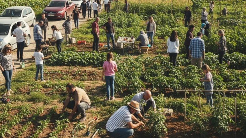 Balıkesir’de Pazar Günü Hobi Bahçesi Trafiği Küçük Parsellerde Büyük Kalabalık