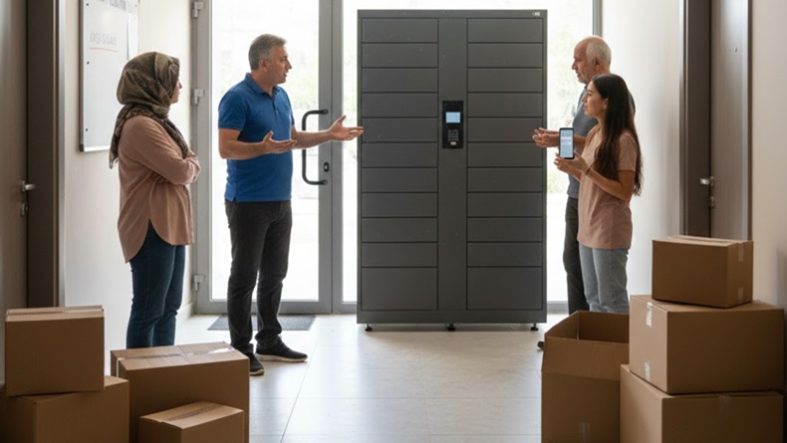 Balıkesir’de Yeni Çılgınlık Apartmanlara Kargo Dolabı Tartışması Alevlendi!