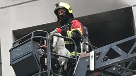 Bandırma’da, yangında evde uyuyan kadın ve 3 kedi kurtarıldı