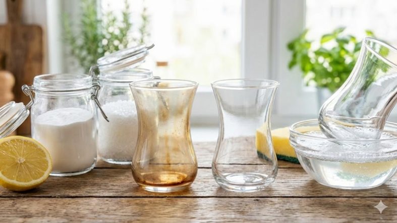 Çay Bardaklarını İlk Günkü Gibi Parlatan Mucize Yöntem! Herkes Bunu Konuşuyor