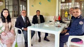 Gömeç’te Kıbrıs gazisine vefa ziyareti