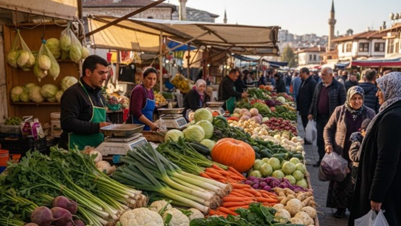 Kasım Ayı Sebzeleri Balıkesir Tezgahlarında Yerini Aldı