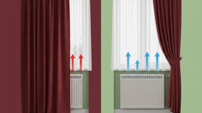 Uzun Perdeler Kalorifer Isısını Engelliyor mu