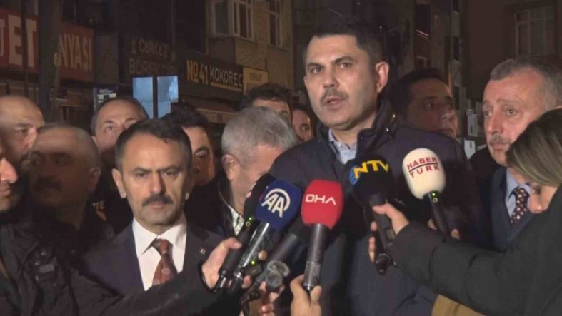 Bakan Kurum: "Gebze’de bugün itibariyle 16 bina tahliye edildi"