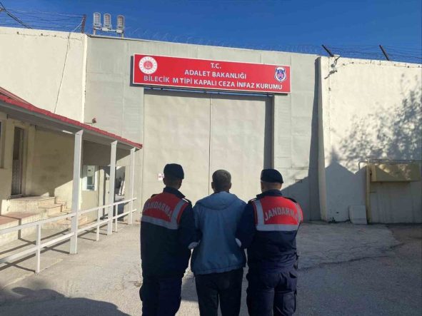 Bilecik’te 3 yıl 9 ay hapis cezası bulunan şahıs jandarma tarafından yakalandı