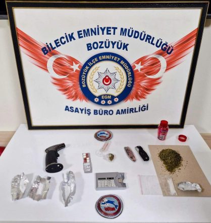 Bilecik’te uyuşturucu operasyonu: 3 gözaltı