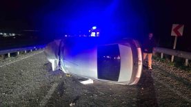 Gönen’de trafik kazası: 2 kişi hafif yaralandı