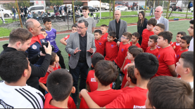 Hakan Şehirli Minik Sporcularla Buluştu