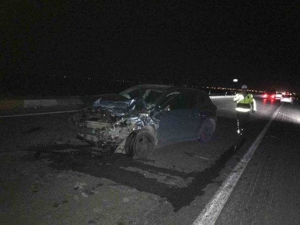 Konya’da üç araçlı trafik kazası: 6 yaralı