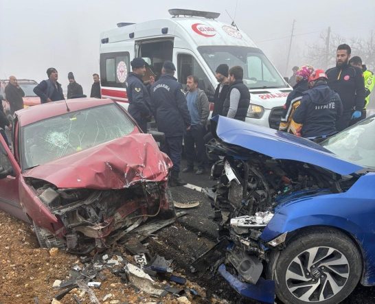 Malatya’da iki otomobil çarpıştı: 5 yaralı