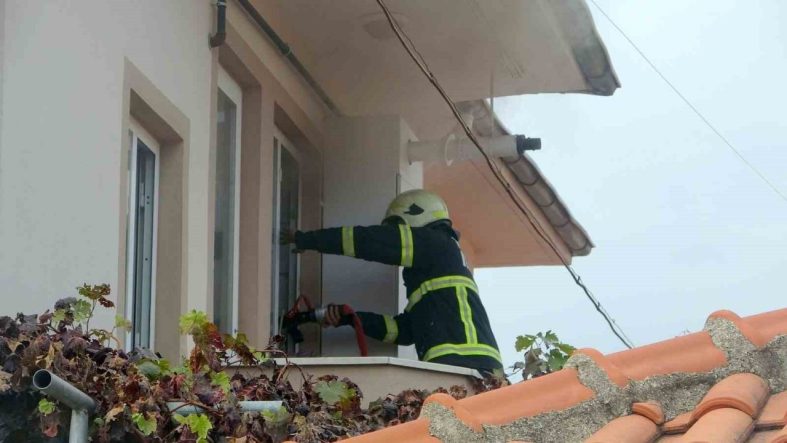 Menteşe’de evde çıkan yangın söndürüldü