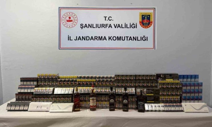 Şanlıurfa’da 3 bin 800 paket kaçak sigara ele geçirildi
