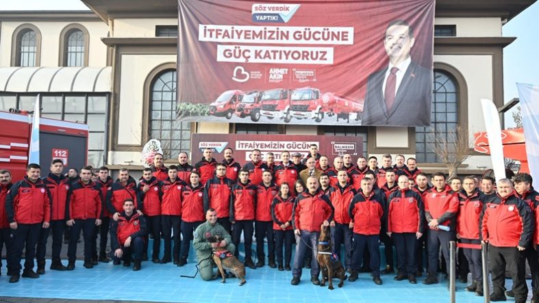 Balıkesir İtfaiyesi gücüne güç katıyor