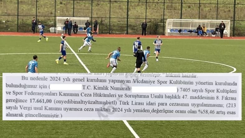 Balıkesir’de Amatör Kulüp Yöneticilerine 17 Bin 661 TL’lik Şok Ceza