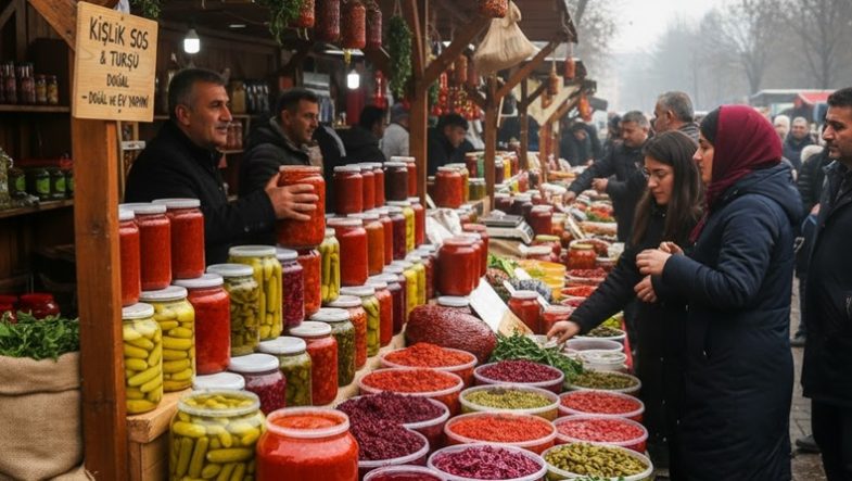 Balıkesir’de Kışın En Çok Satılan “Kışlık Sos ve Turşu” Ürünleri