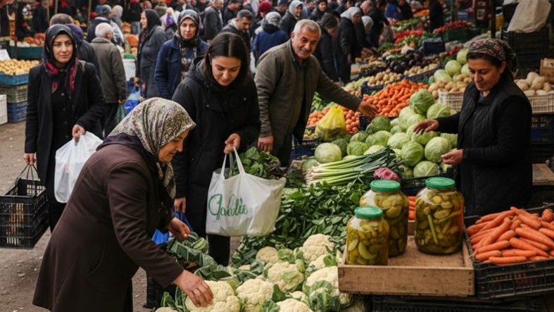 Balıkesir’de Kışlık Sebze Stoku Yapanların Sayısı Arttı