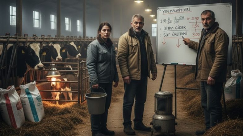 Balıkesir’de Süt Üreticileri Kışa Zorlu Başladı