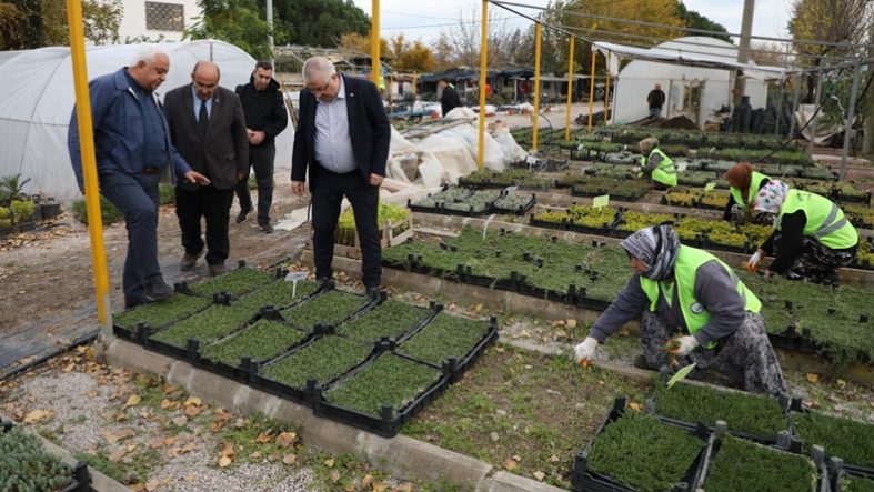 Edremit Belediyesi’nden Kuraklığa Dirençli Yeşil Alan Projesi