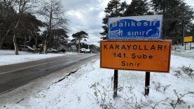 Kazdağları'na beklenen kar geldi Yüksek kesimler beyaza büründü