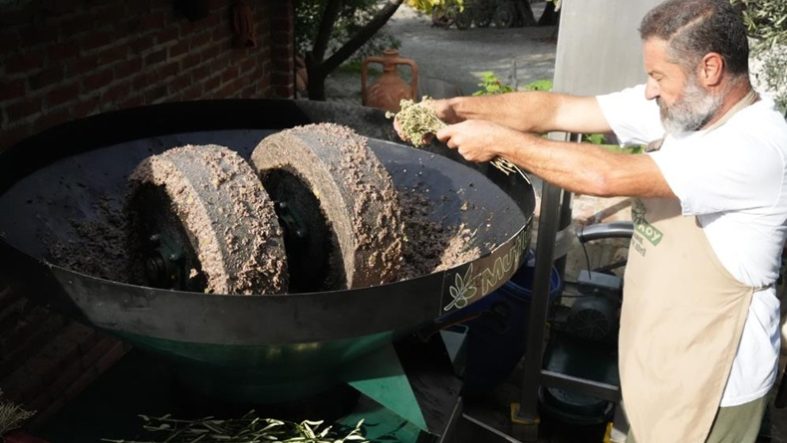 Kekik ve zeytinyağı, doğanın iki şifa kaynağı taşbaskıda bir araya geldi