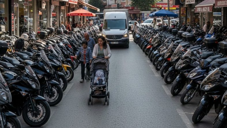 Trafiğin Ortasında Motosiklet Satışı Balıkesir’de Tepkiler Büyüyor