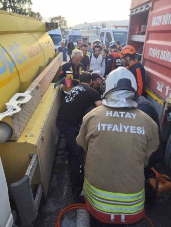 Antakya’da trafik kazası: 1 yaralı