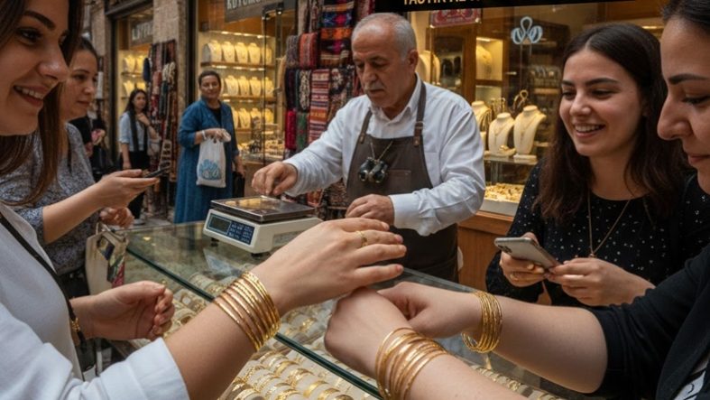 Balıkesir’de Gelenek Değişiyor Yastık Altı Altınlar Bileklere Çıktı!