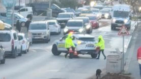 Bandırma'da dehşet, hafriyat kamyonu kadını 10 metre sürükledi