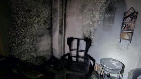 Bandırma'da ev yangını 6 kişi tahliye edildi