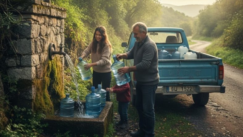 Bidonunu Alan Oraya Koşuyor! Balıkesir’de Şehir Merkezine Yarım Saat Mesafede